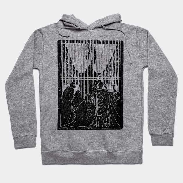 Swan beyond the fence Hoodie by UndiscoveredWonders